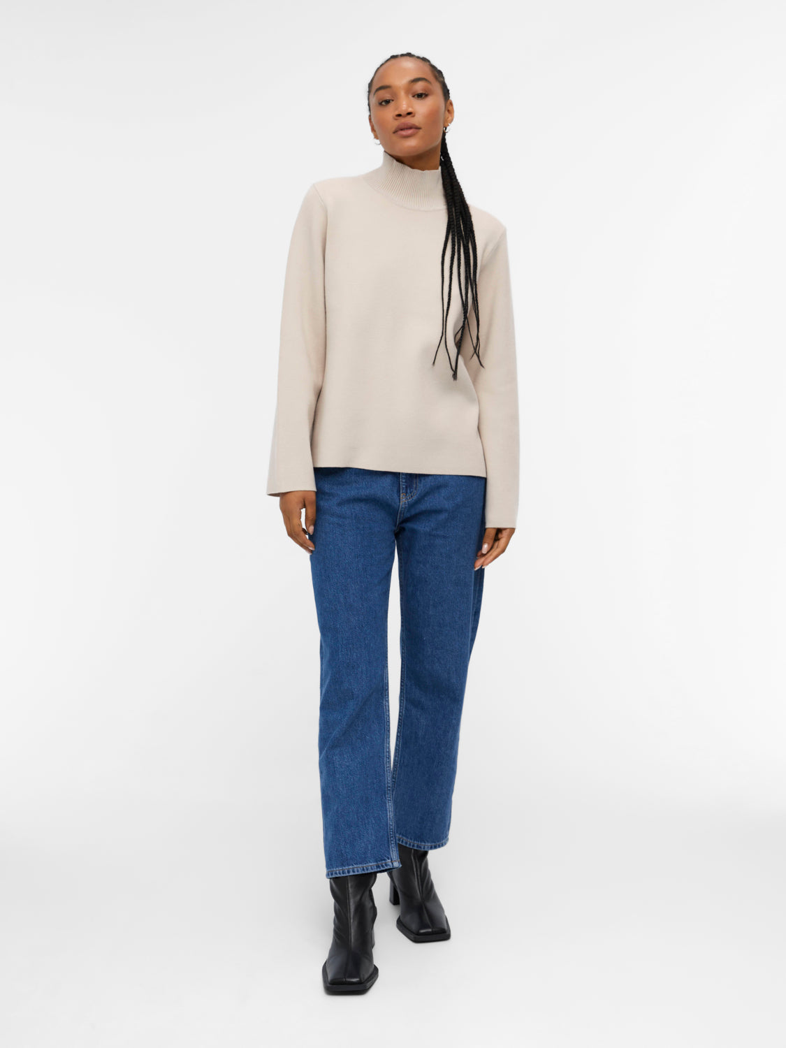 OBJREYNARD Pullover - Silver Gray